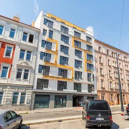 Brand New Studio Apartment # 42 In Brand New Building With Free Parking In The Center Prague Exterior photo